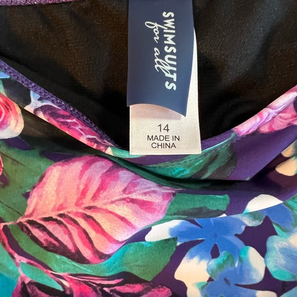 Swimsuits for All floral strappy bikini - Picture 2 of 5